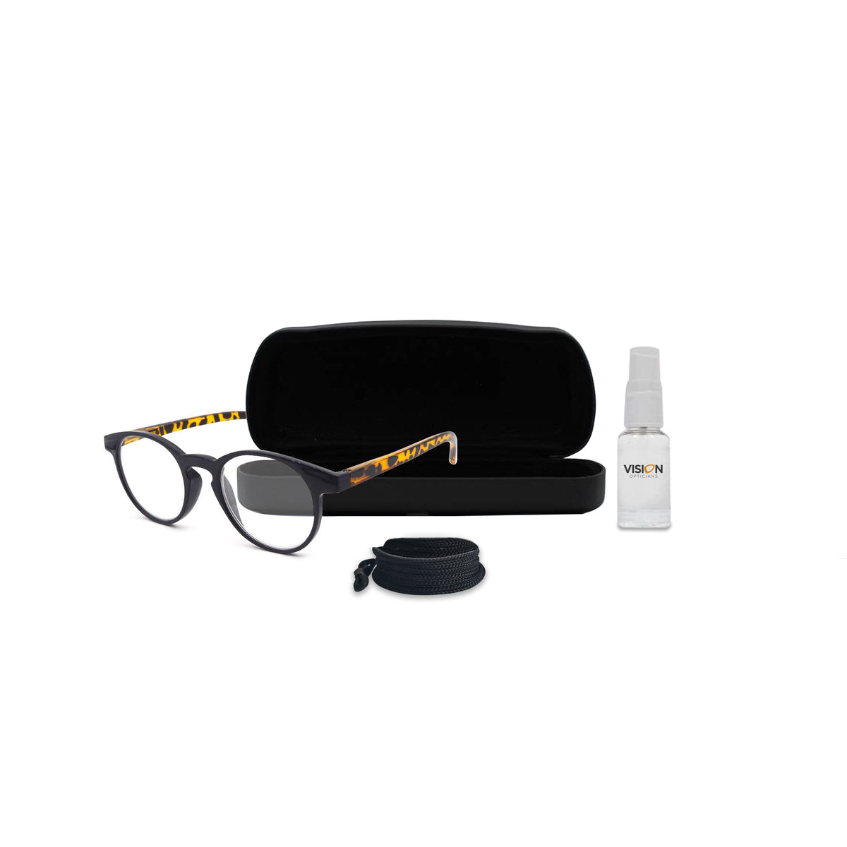 Ready Reader Value Kit: SHINY BLACK W/DEMI TEMPLE – Vision Opticians