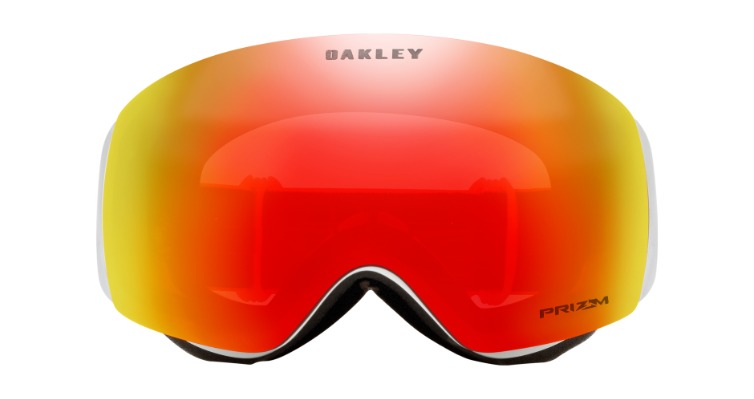OAKLEY Snow Goggles Flight Deck (Matte White Frame Prizm Torch